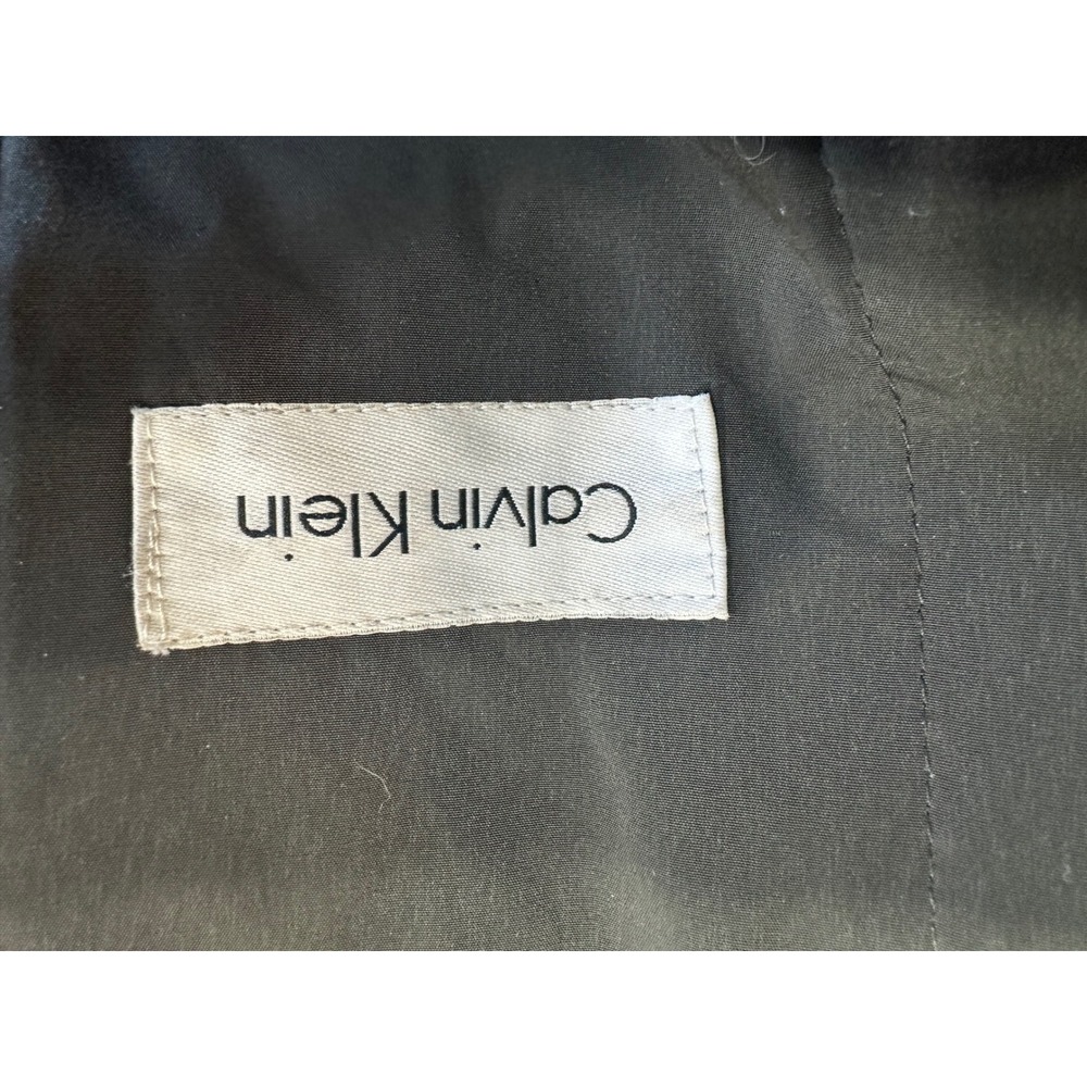 Calvin Klein Mens Car Coat Charcoal‎ Gray Removable Liner Trench Jacket Size XL - Picture 10 of 16